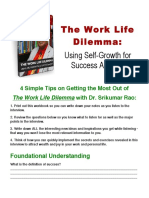 Workbook Srikumar Rao The Work Life Dilemma