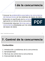 concurrencias - serializacion