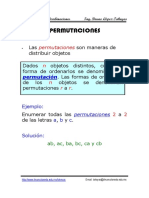 Permutaciones y Combinaciones