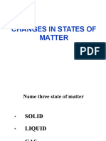 Chapter 2 - Changes in States of Matter