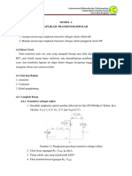 Modul 4 Aplikasi Transistor Bipolar