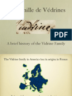 La Famille de Védrines - The Vidrine Family