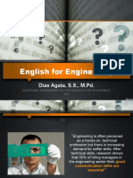 English For Engineering: Dias Agata, S.S., M.PD