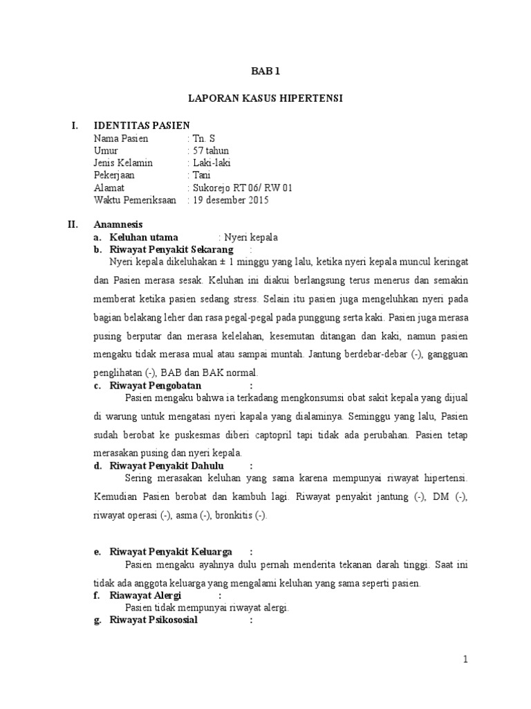 LAPORANKASUS HIPERTENSI