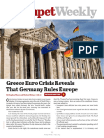 Greece Euro Crisis Reveals That Germany Rules Europe: JULY 17, 2015