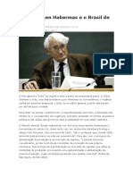 Sobre Jürgen Habermas e o Brasil de 2015