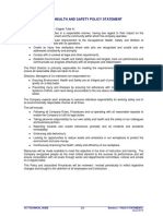 2.2 Environment, Health and Safety Policy Statement: Yct Technical Guide 2-Section 2 - Policy Statements