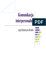 Komunikacja Interpersonalna