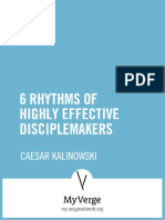 6 Rhythms of Highly Effective Disciplemakers
