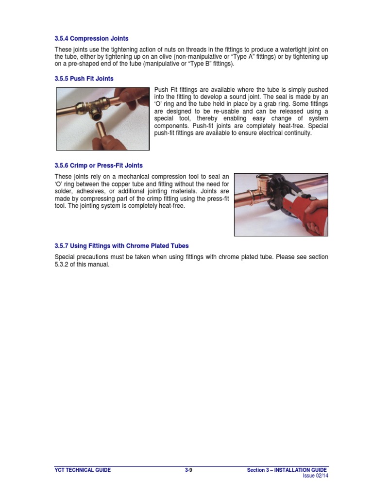 Installation Guide for Compression Joints | PDF