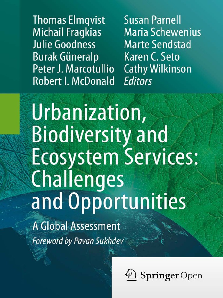 Urbanization Biodiversity and Ecosystem Services-Challenges and