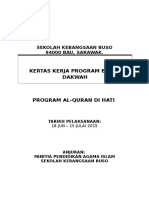 KERTAS KERJA Al-Quran Di Hati