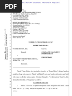 Download Future Motion v Changzhou First - Complaint by slburstein SN294733497 doc pdf