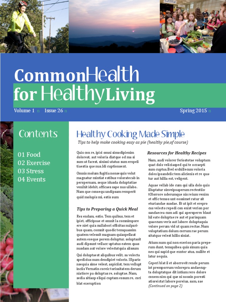 Final Newsletter | PDF | Cooking, Food & Wine
