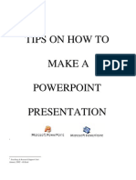 Tips On How To Make A Powerpoint Presentation: Teaching & Research Support Unit January 2002 - H Hyatt