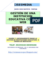 Gestion de Una Institucion Educativa Con La Web