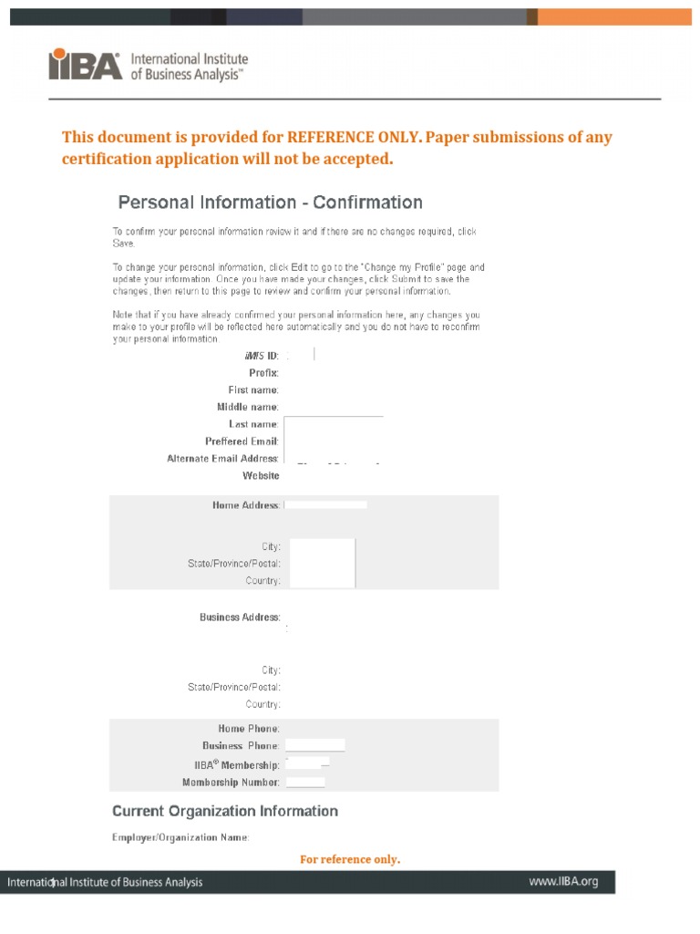 Certification Submission Guide | PDF