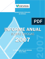 Informe Anual sobre Drogas