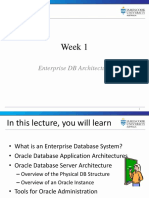 Week1 Introduction Enterprise Database Systems