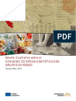 Estudio Cualitativo sobre el Consumo de Drogas Sintéticas en Grupos de Riesgo, Informe Perú, 2010
