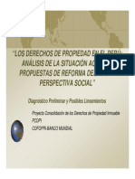 Derecho de Propiedad en El Perú PDF