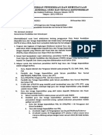 Surat Penerbitan NUPTK Bagi Guru Dan Tenaga Kependidikan