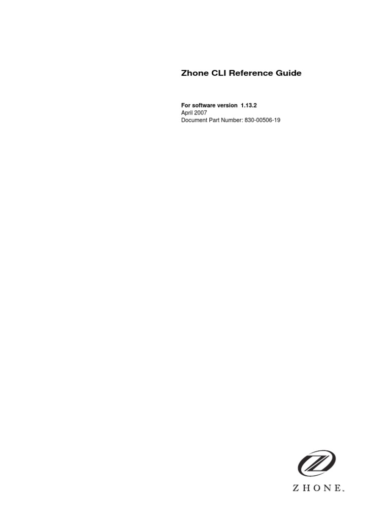 ZHONE CLI Reference Guide | PDF | Asynchronous Transfer Mode | Digital ...