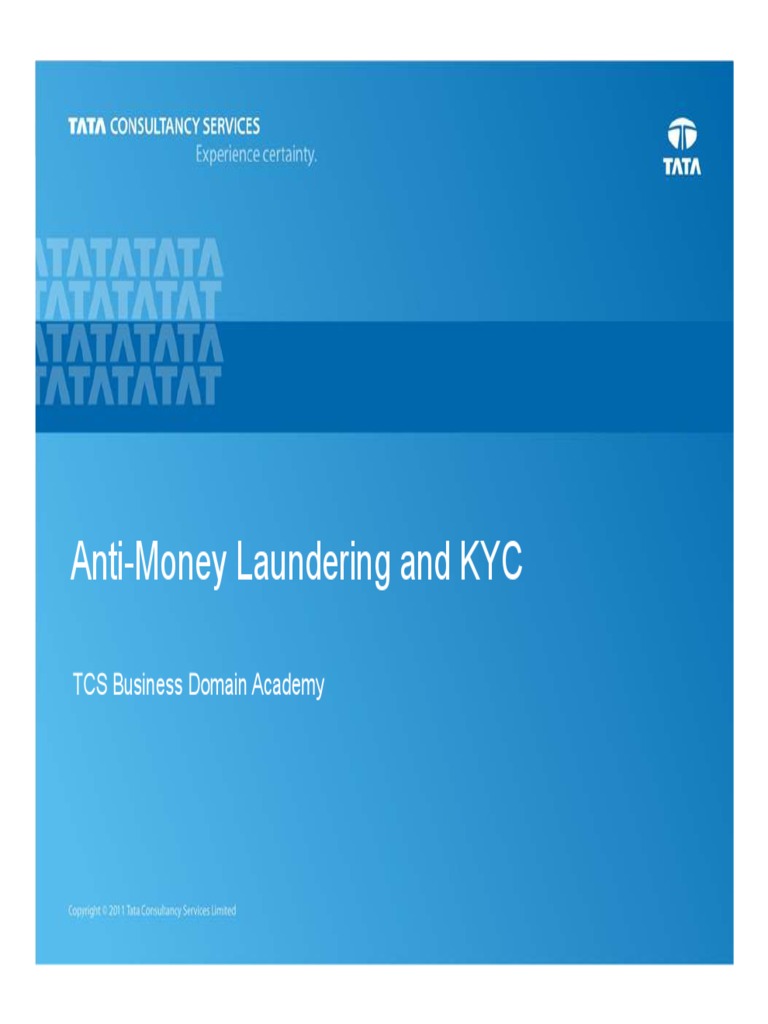 AML and KYC | PDF | Money Laundering | Money