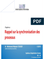 Ch02 - Rappel Synchronisation Des Processus