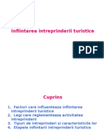 Infiintarea Intreprinderii Turistice