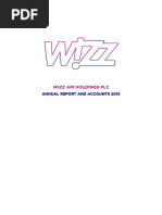 Wizz Air Holdings PLC Annual Report and Accounts 2015