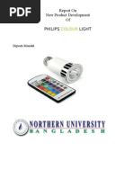 Report On New Product Development of Philips Light: Colour