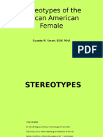 Stereotypes of The African American Female