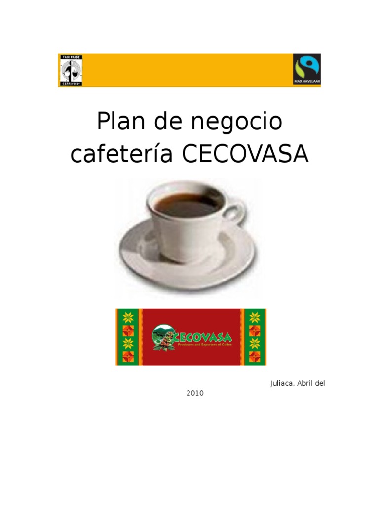 Plan de Negocio Cafeteria | PDF | Helado | Crema
