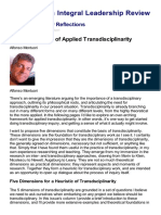 Five Dimensions of Applied Transdisciplinarity