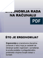 Ergonomija Rada Na Računalu