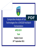 Mon 10.00 Comparison of Controller Technologies For Fed Batch Fermentation S Craven