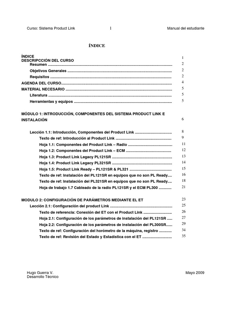 Curso sobre Sistema Product Link CAT | PDF | Antena (Radio) | Sistema ...