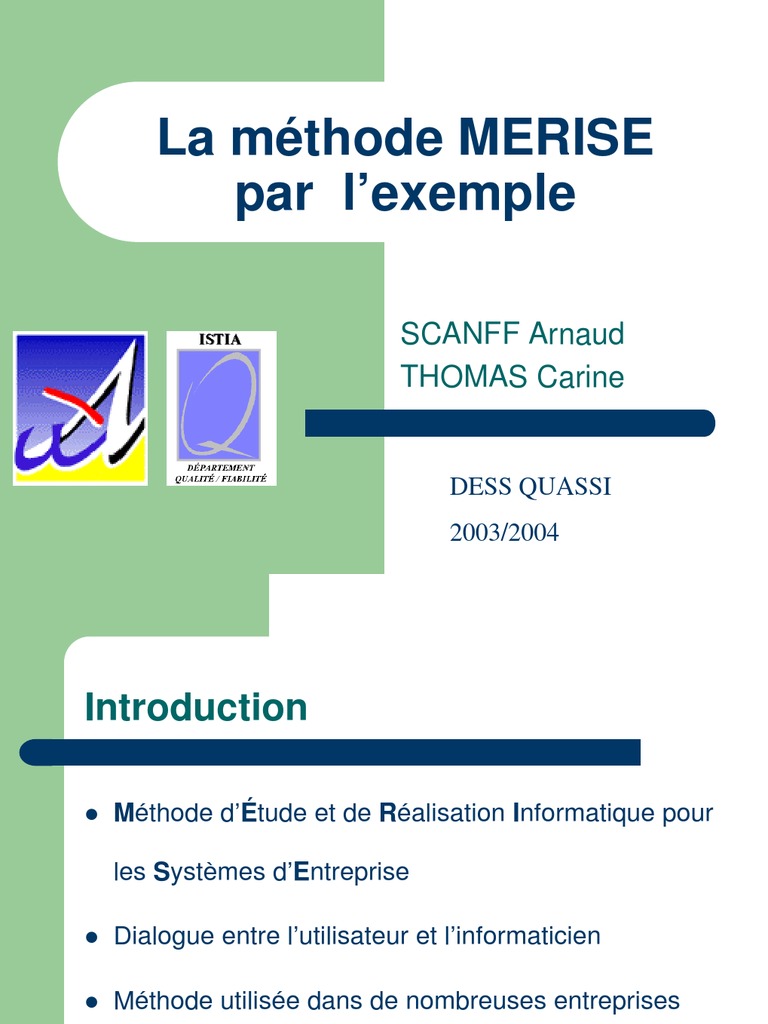 Merise Par Lexemple | PDF | Affaires | Ordinateurs