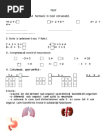 Test Adunarea Si Scaderea in Concentrul 0-10