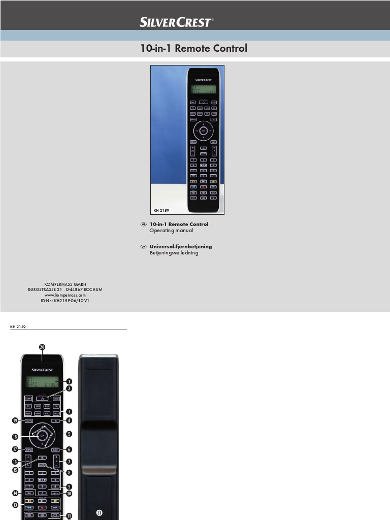 Telecomanda | PDF | Remote Control | Battery (Electricity)