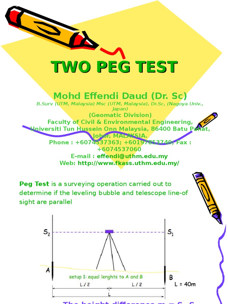 GEOMATIC Leveling_Two Peg Test