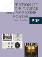 Convention of An Indie Digipak and Magazine Poster