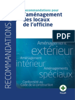 Recommandations Pour L'aménagement Des Locaux - Février 2013 PDF