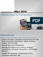 Microsoft Office 2010: Introduction To Computers