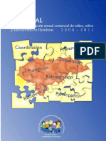 2006  Plan Nacional de acción contra la explotación sexual comercial de niños en Honduras 2006-2011