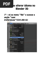 Blender Idioma