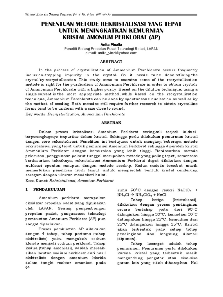 Journal Rekristalisasi PDF