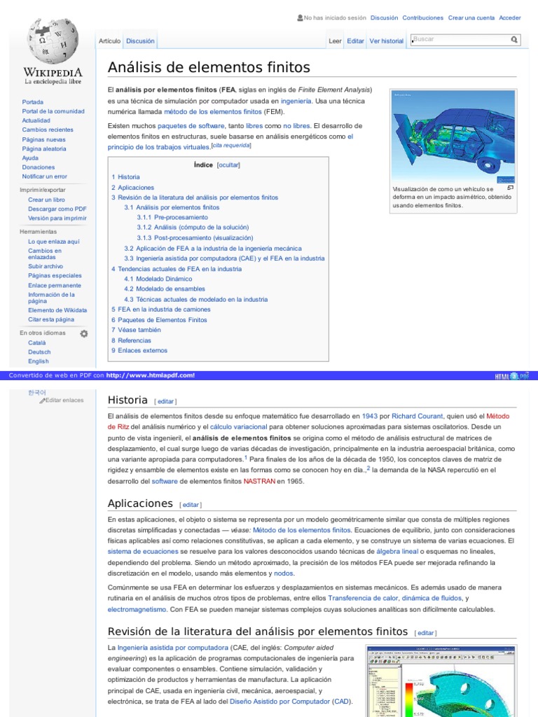 Metodo de Elementos Finitos en PDF | PDF | Método de elementos finitos ...