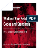 Wildland Fire-Related Codes and Standards